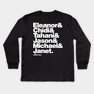 The Good Place Gang Kids Long Sleeve T-Shirt